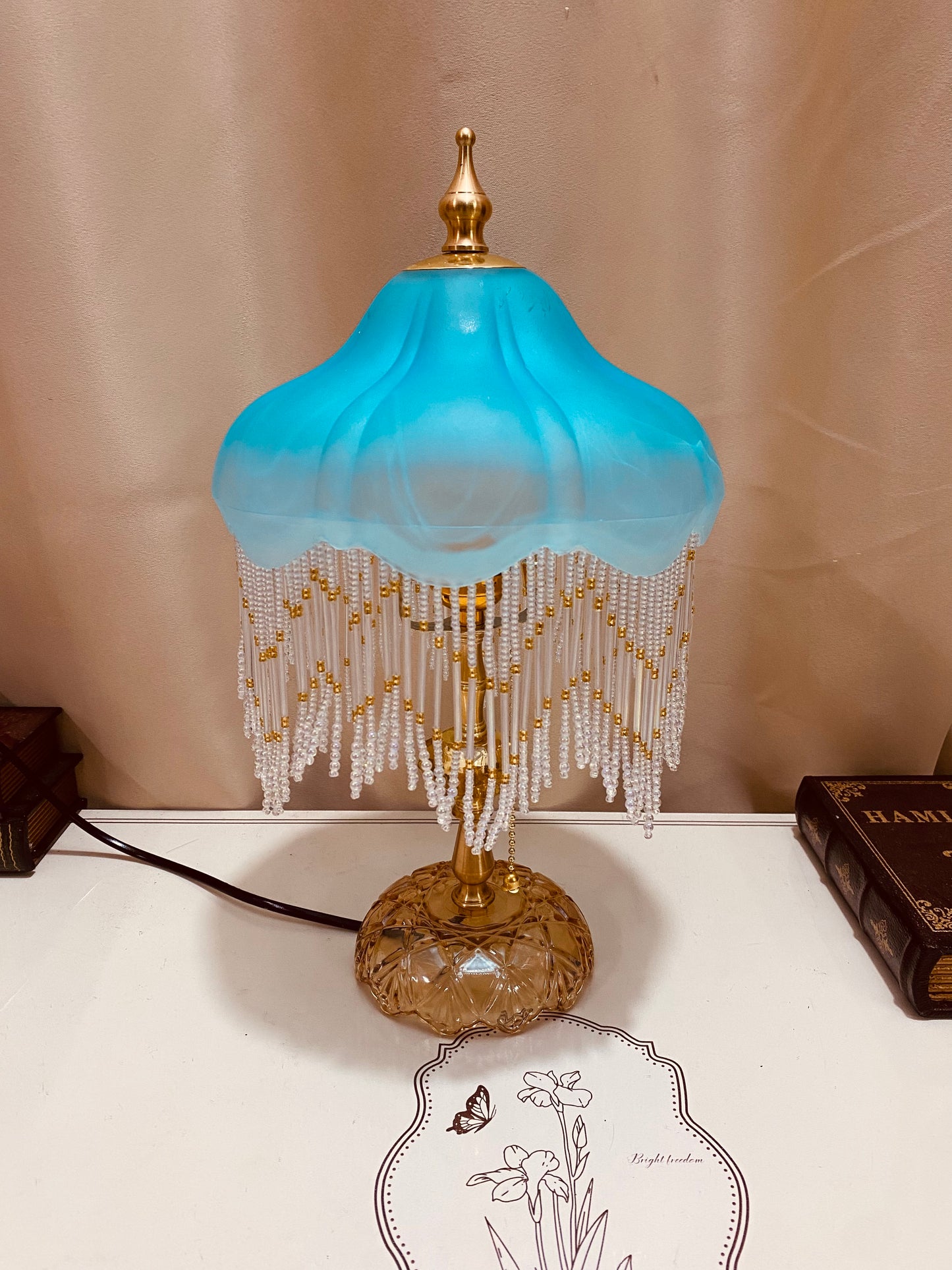 Great Court Retor Tassel Table Lamp