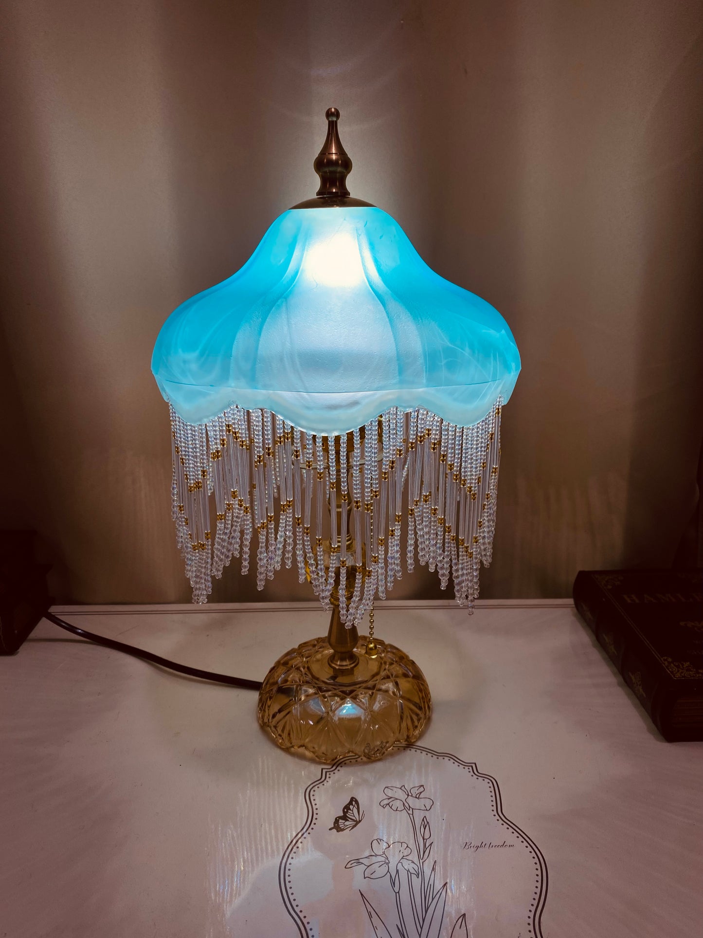 Great Court Retor Tassel Table Lamp