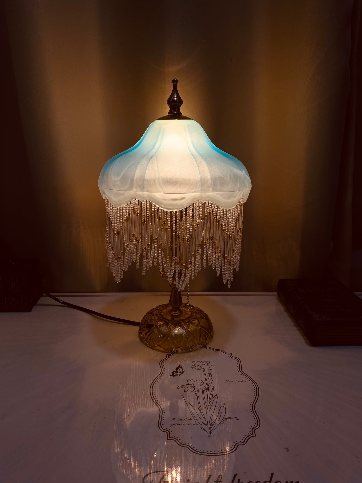 Great Court Retor Tassel Table Lamp