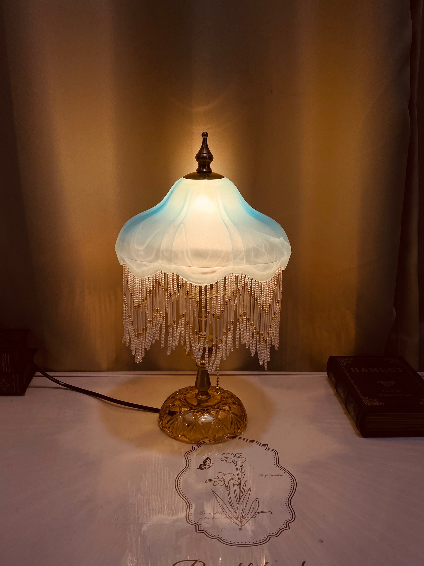Great Court Retor Tassel Table Lamp