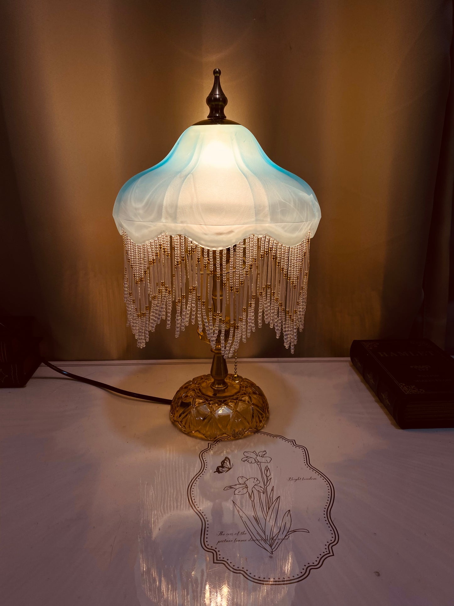 Great Court Retor Tassel Table Lamp