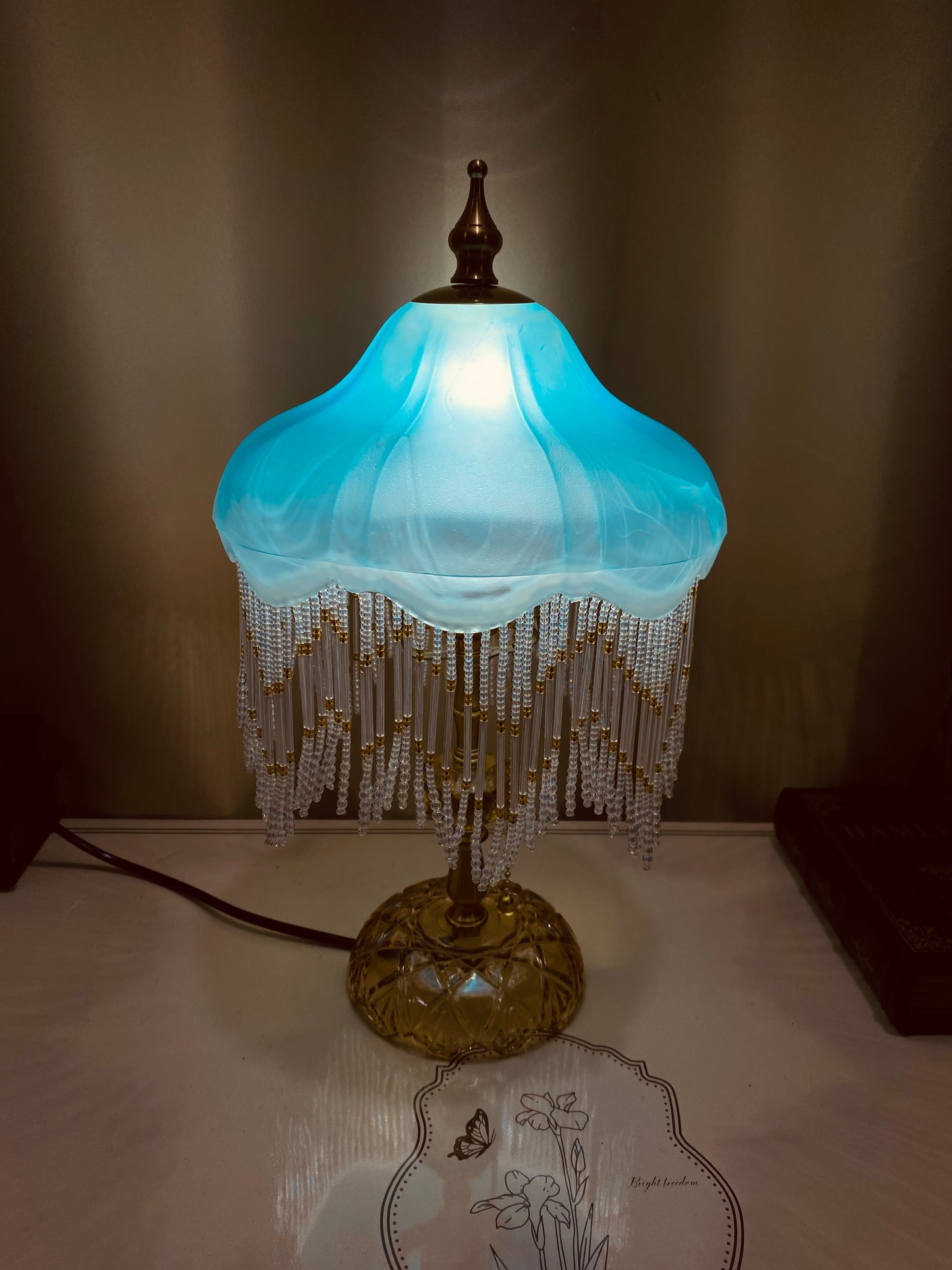 Great Court Retor Tassel Table Lamp