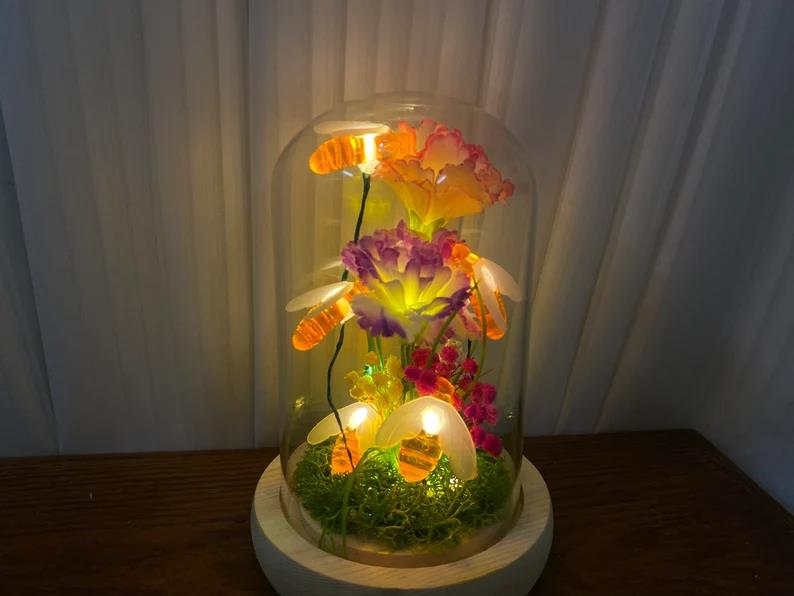 Flower Bee Night Light