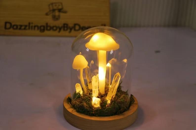 DIY Handmade Mushroom Light