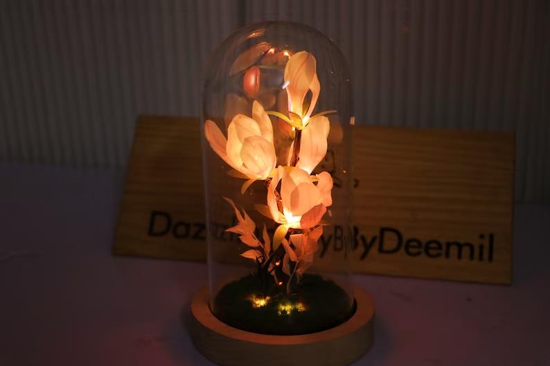 Magnolia Flower Night Light