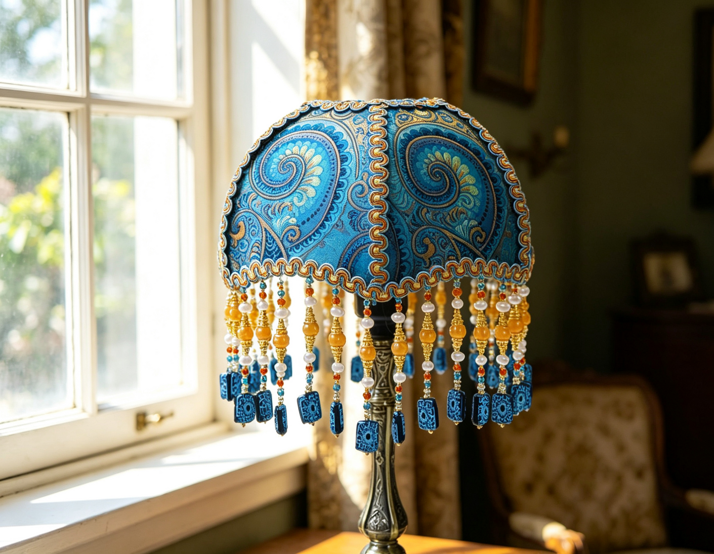Paisley Shade Table Lamp