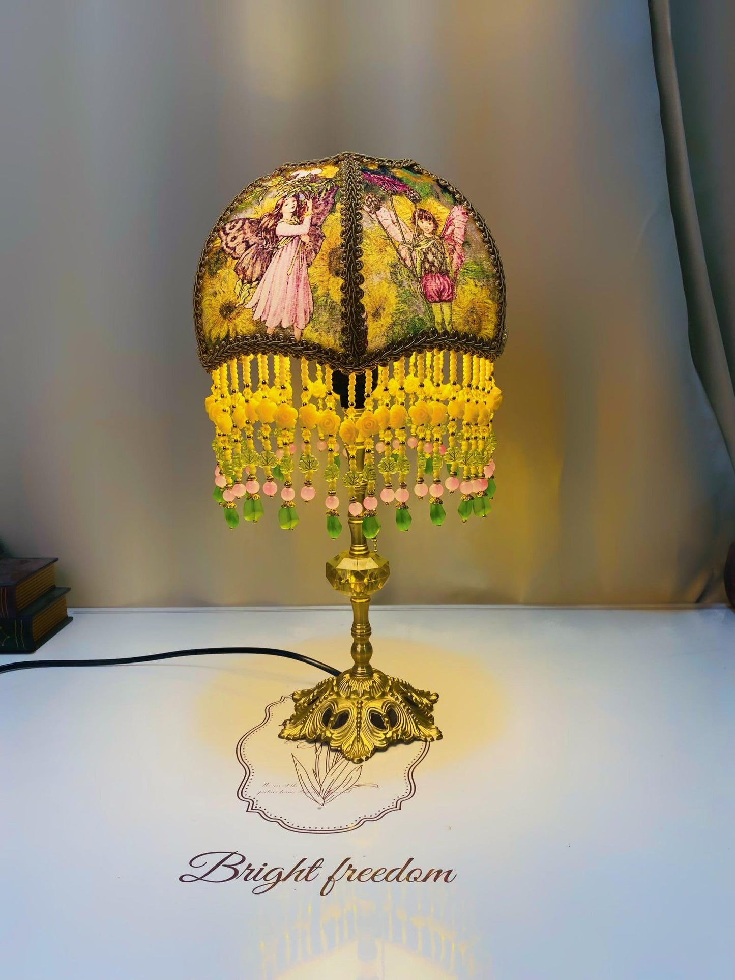 Vintage Angel Table Lamp
