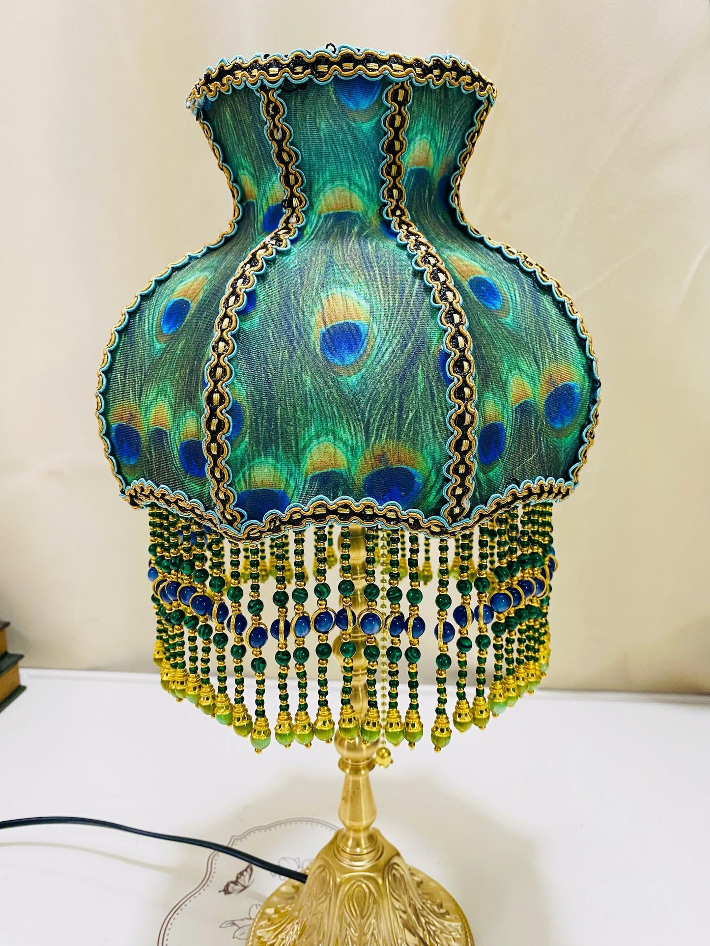 Peacock Bedside Lamp
