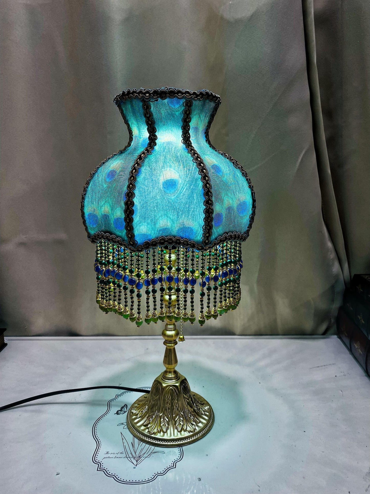 Peacock Bedside Lamp