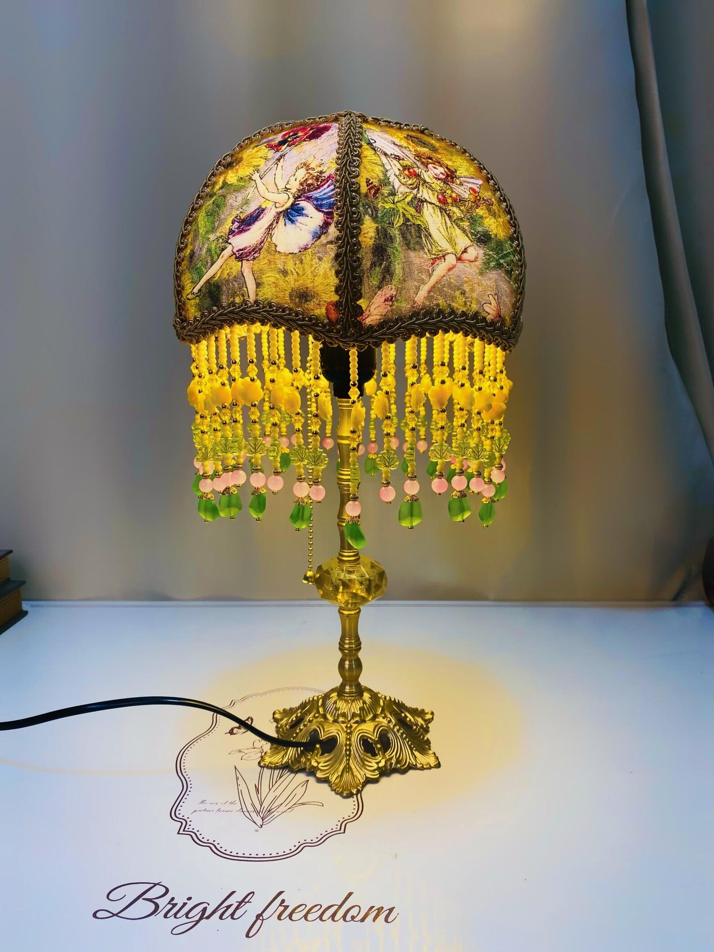 Vintage Angel Table Lamp