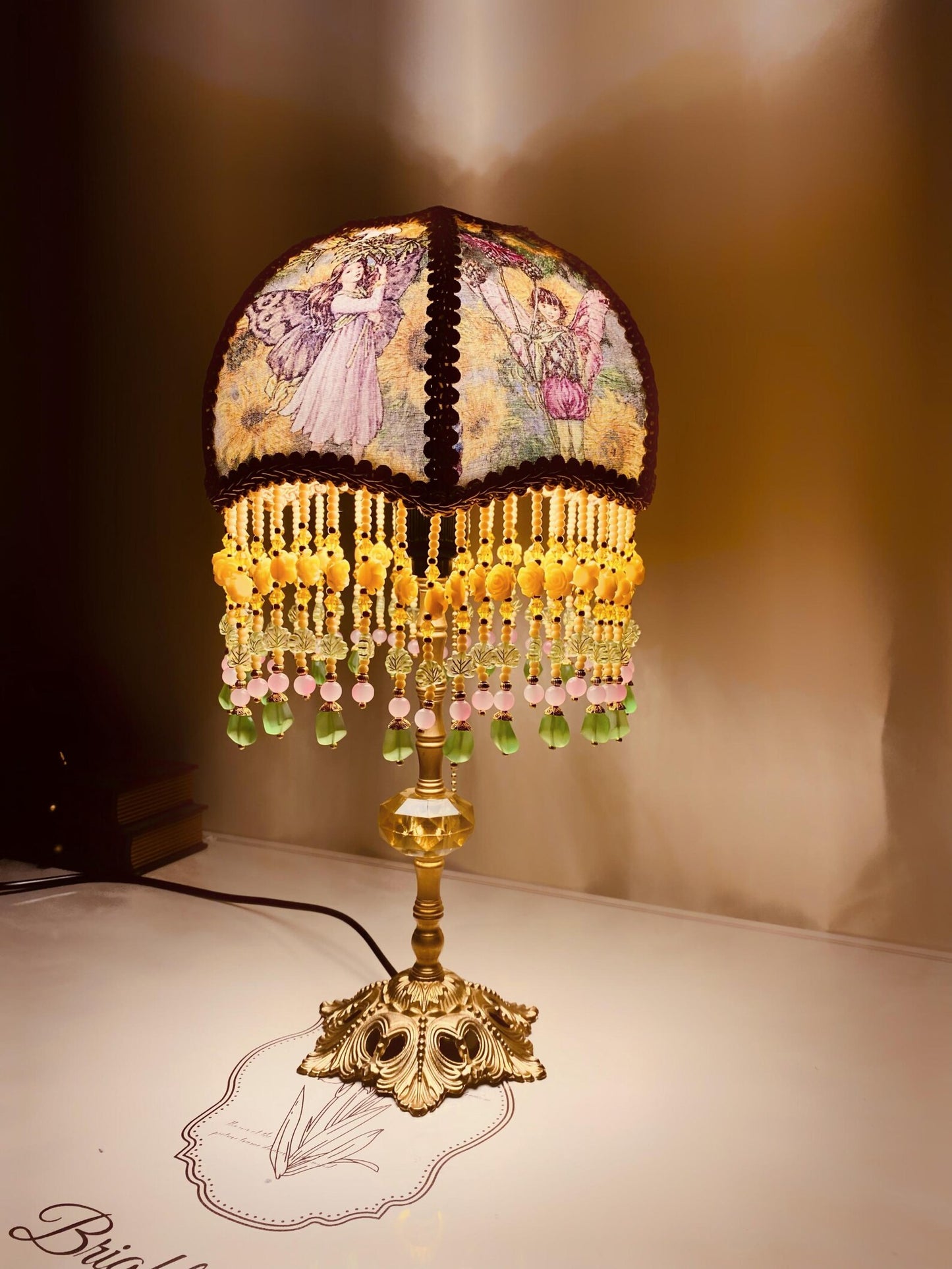 Vintage Angel Table Lamp