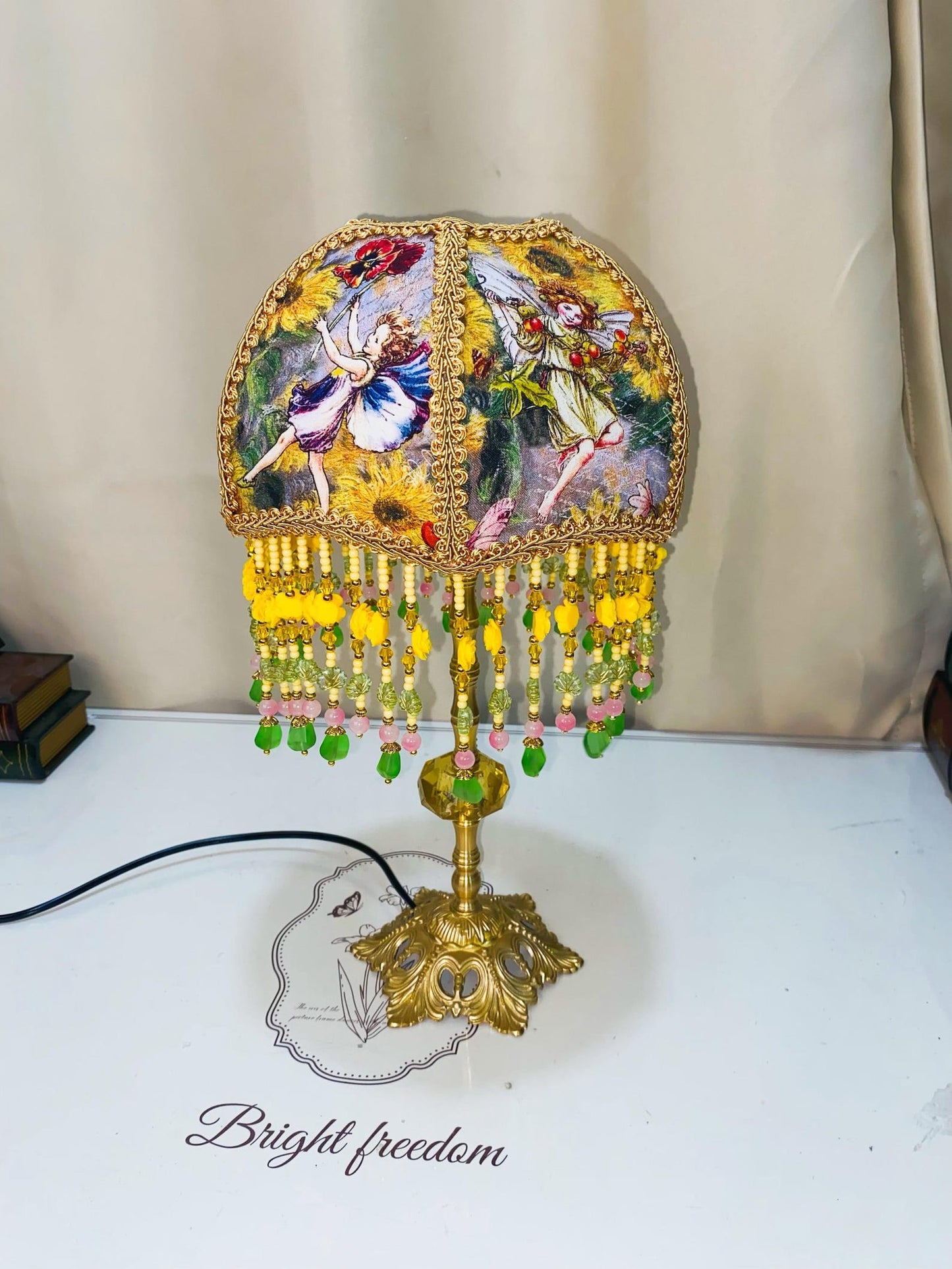 Vintage Angel Table Lamp