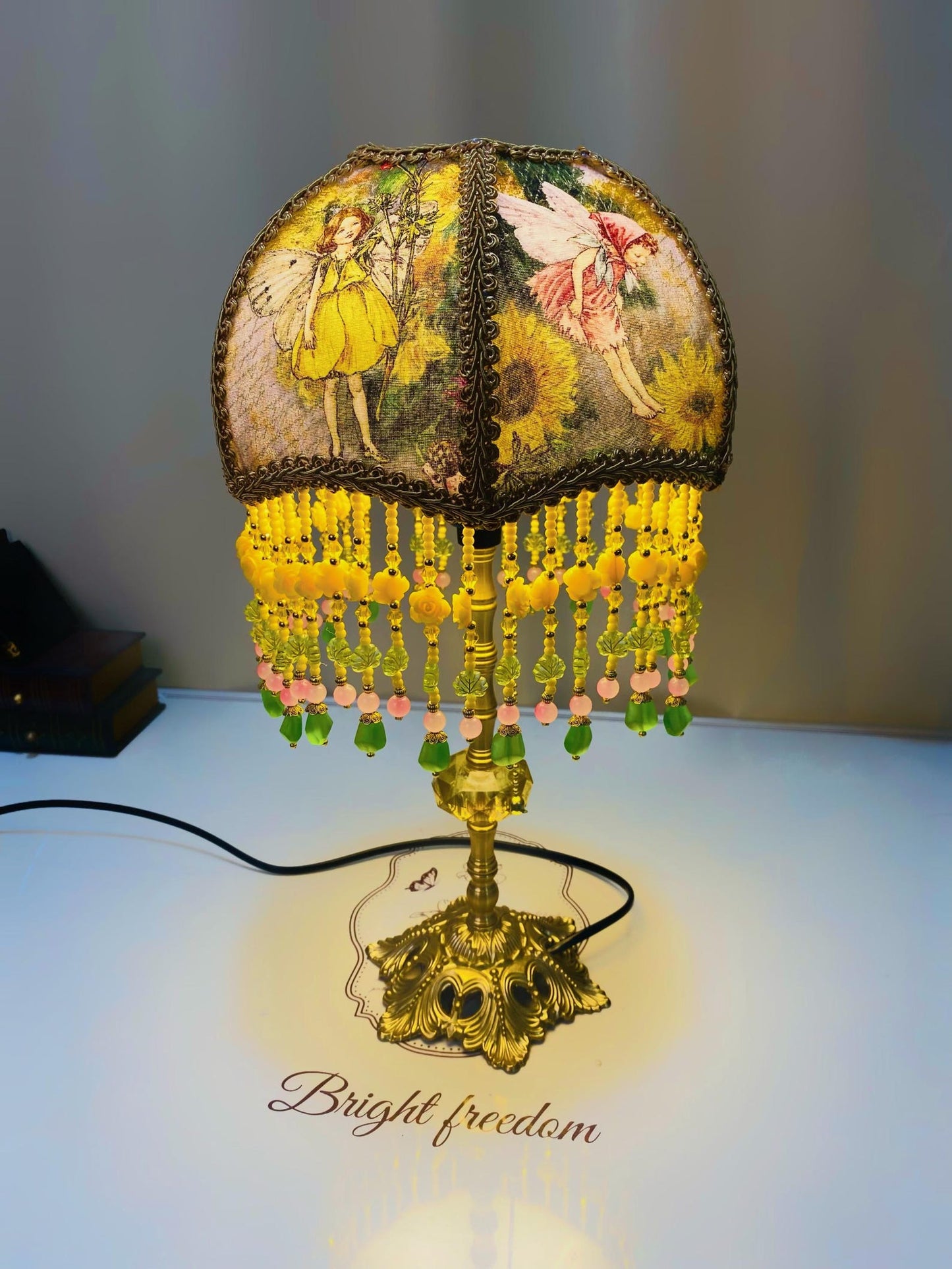 Vintage Angel Table Lamp