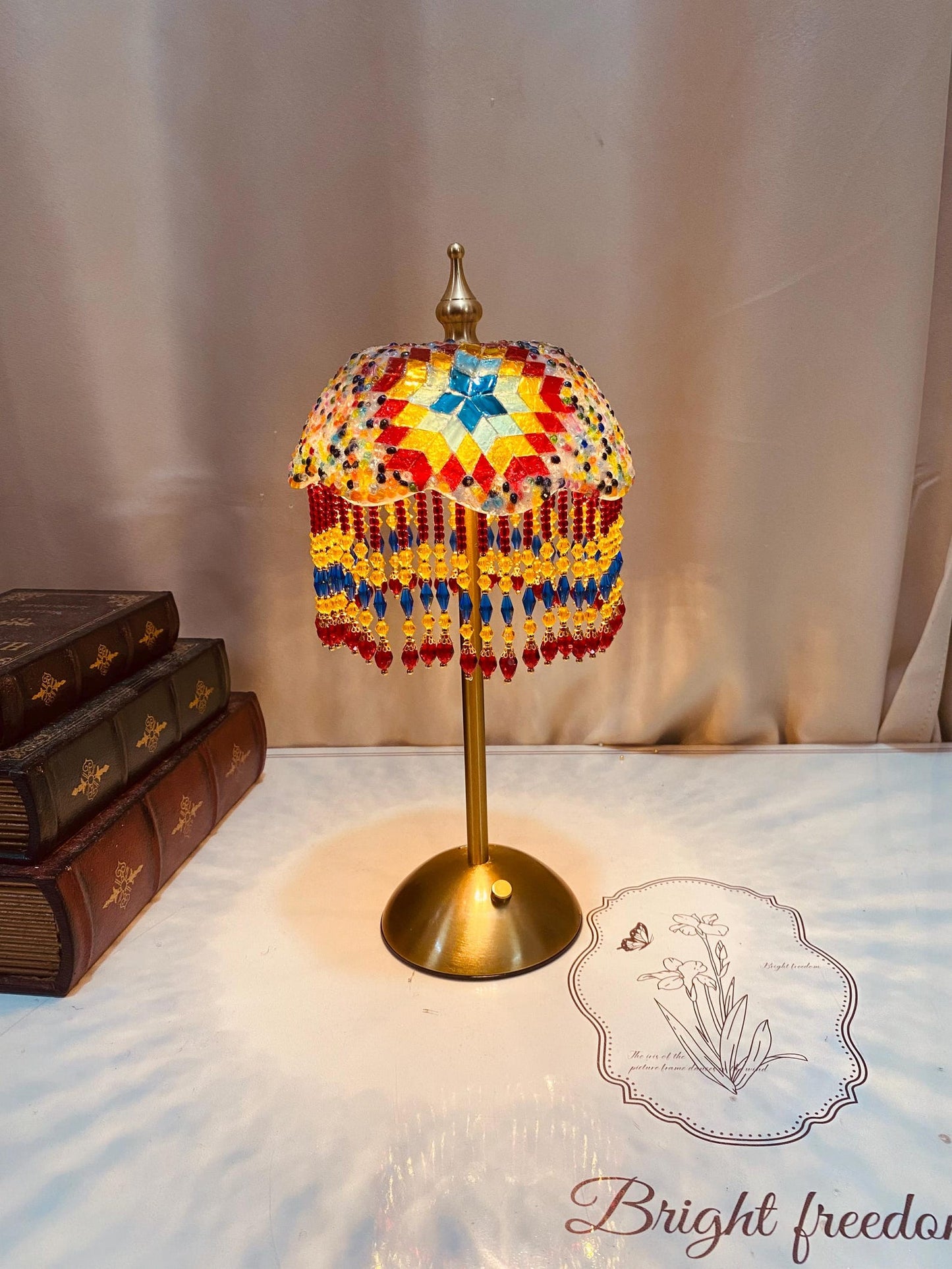 Mosaic Desk Lamp, Turkish Lamp