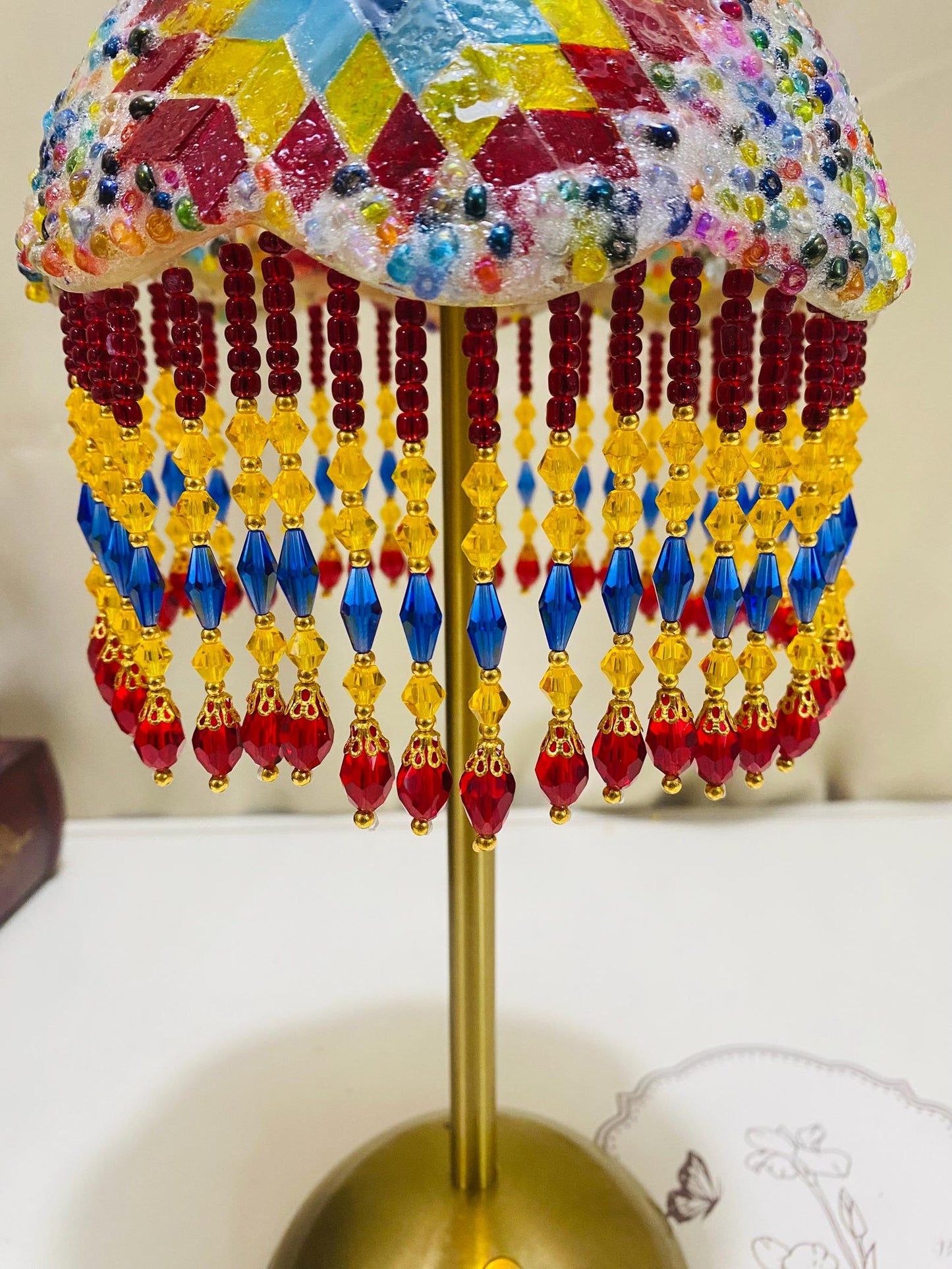 Mosaic Desk Lamp, Turkish Lamp