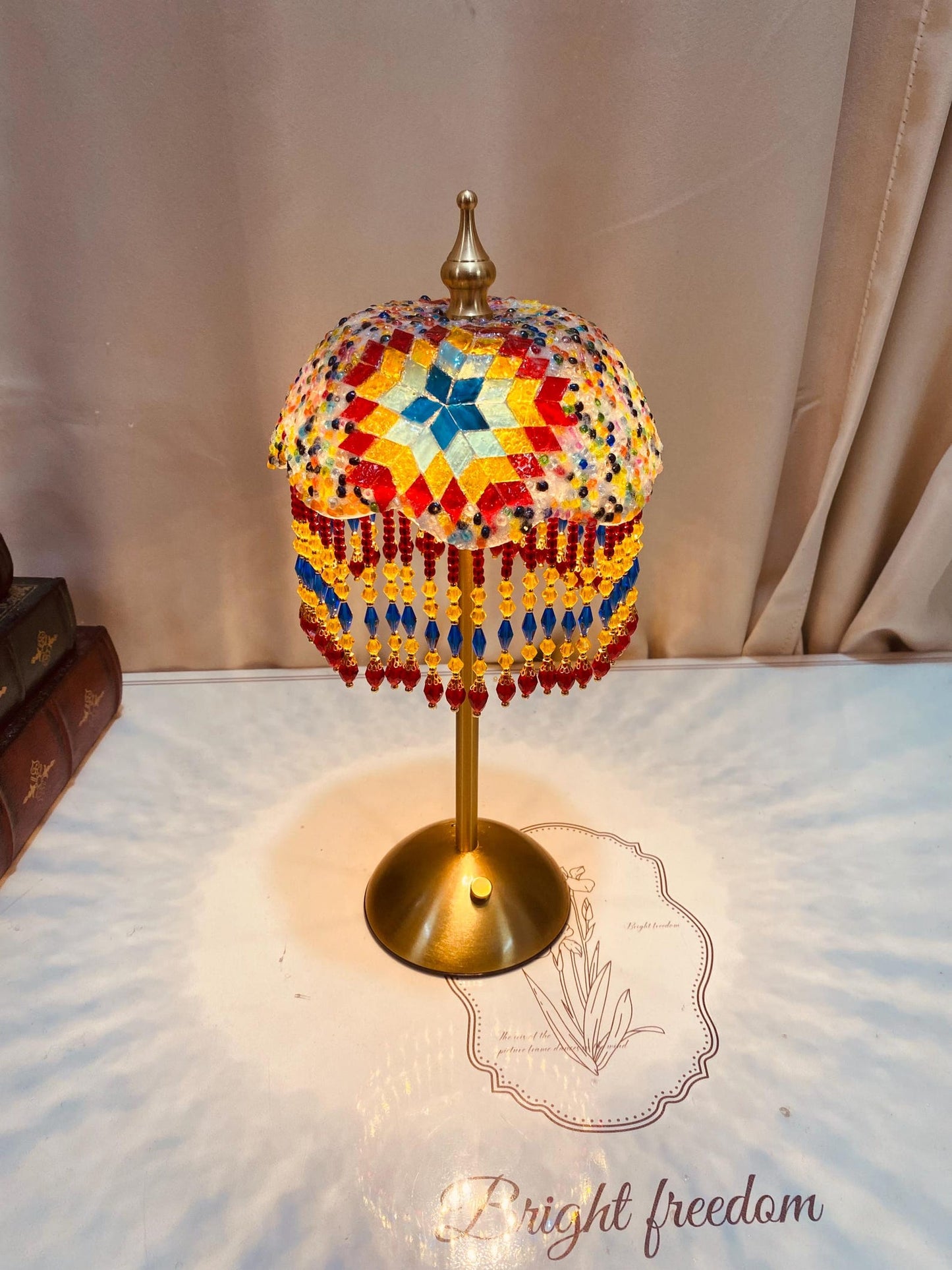 Mosaic Desk Lamp, Turkish Lamp