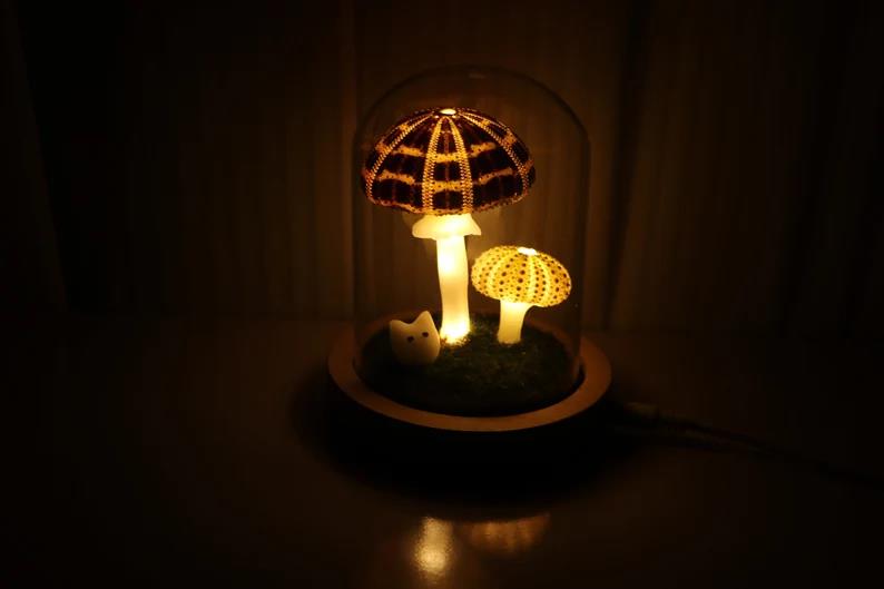 Striped Mushroom Lights