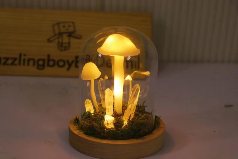 DIY Mushroom Lamp