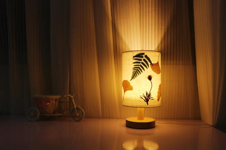 Retro Plant Embossed Night Light