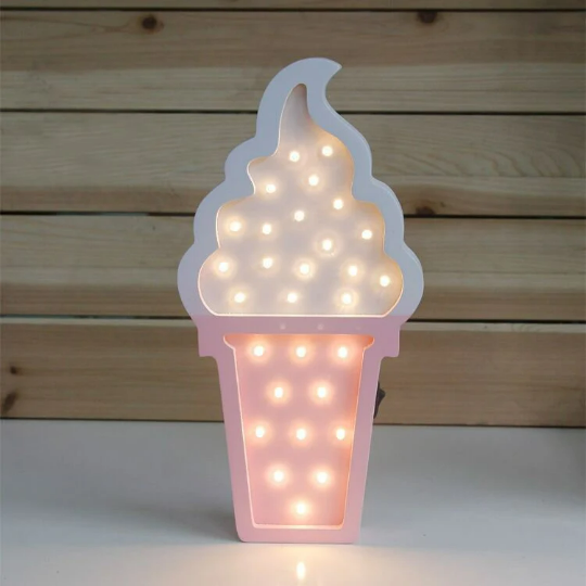 Ice Cream Staring Night Light