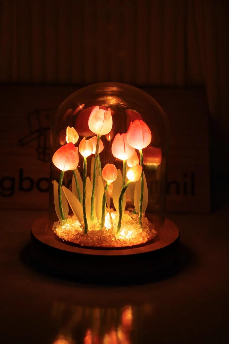 Handmade Tulip Night Light