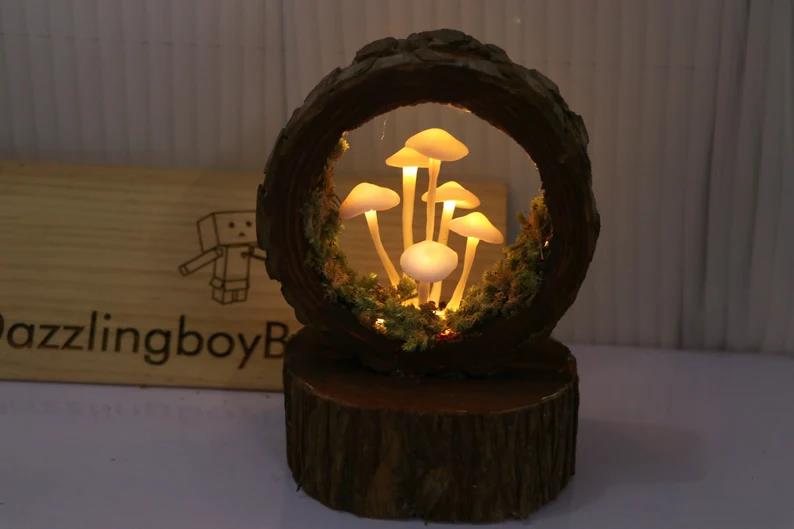 Retro Mushroom Night Light