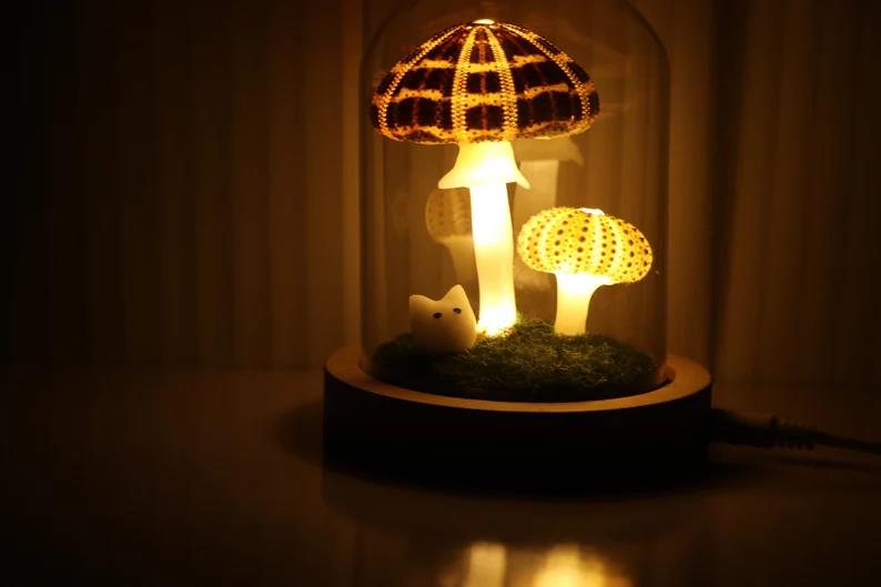 Striped Mushroom Lights