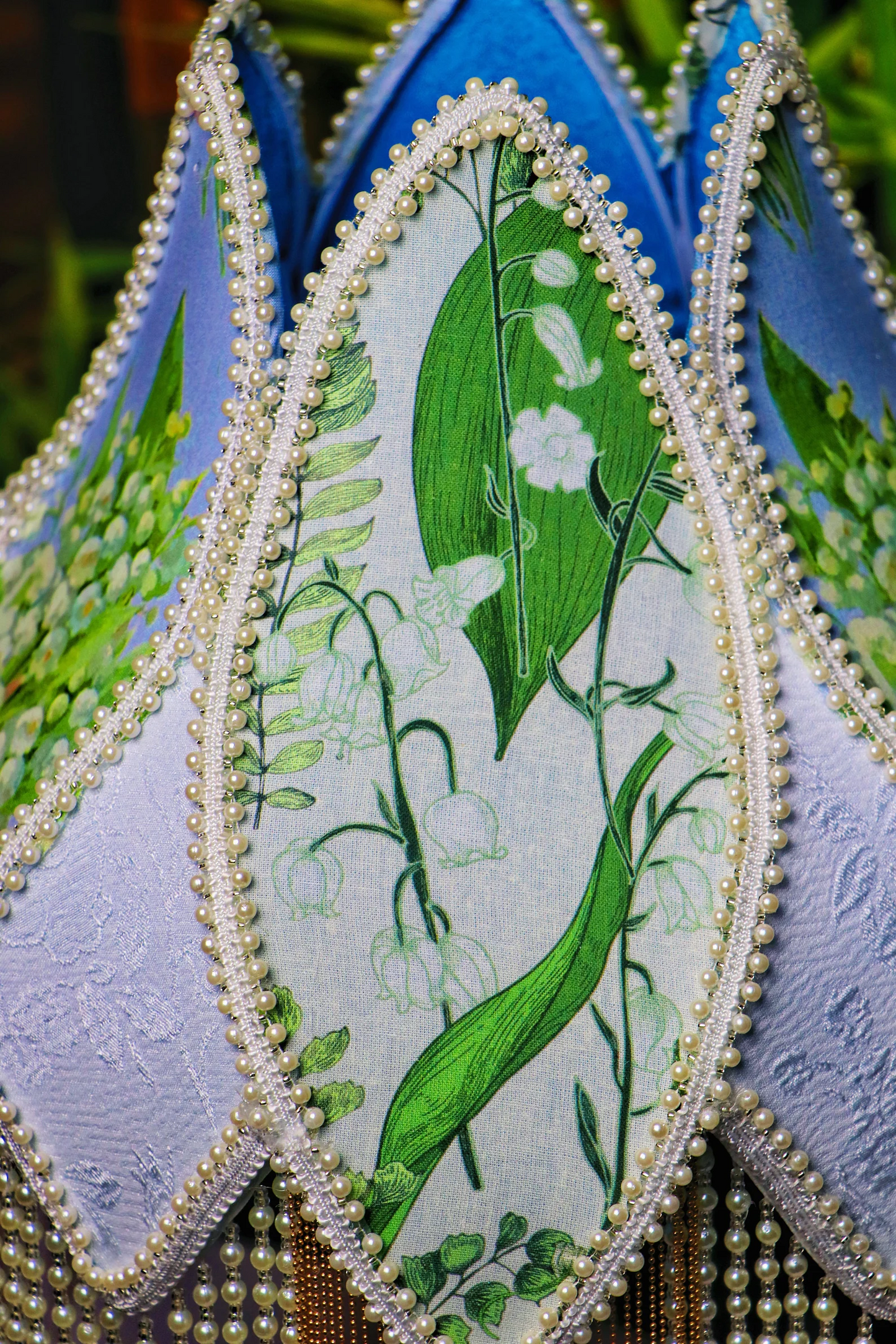 Lily of the Valley bedside lamp