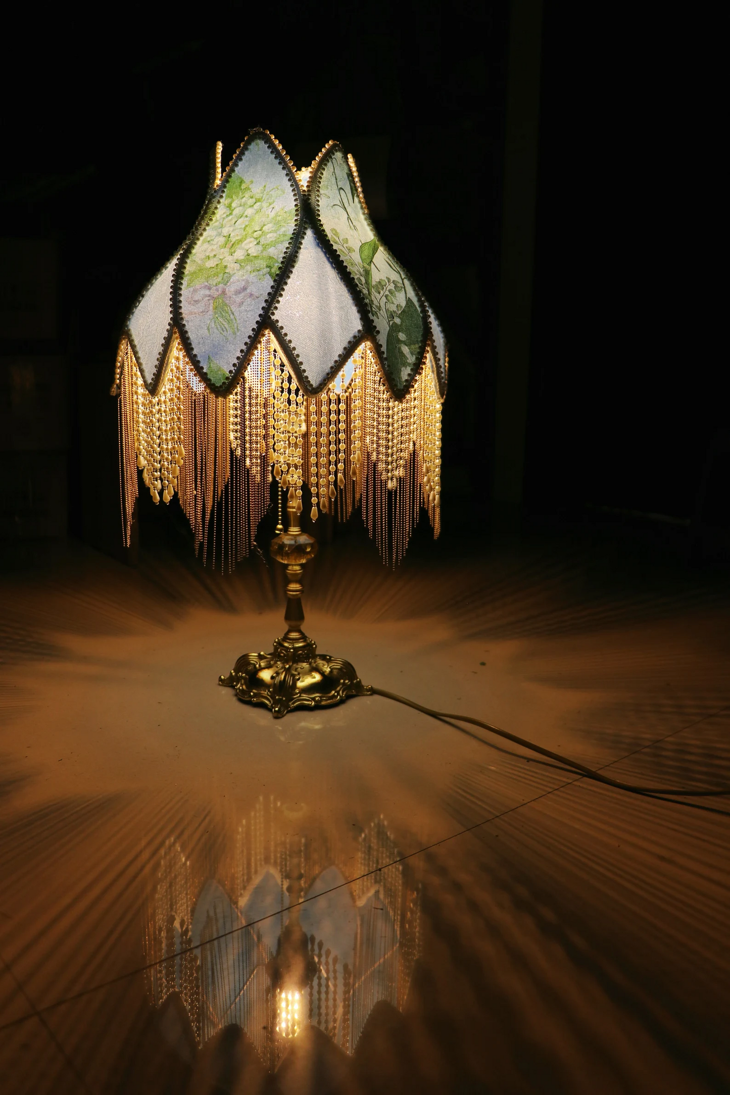 Lily of the Valley bedside lamp