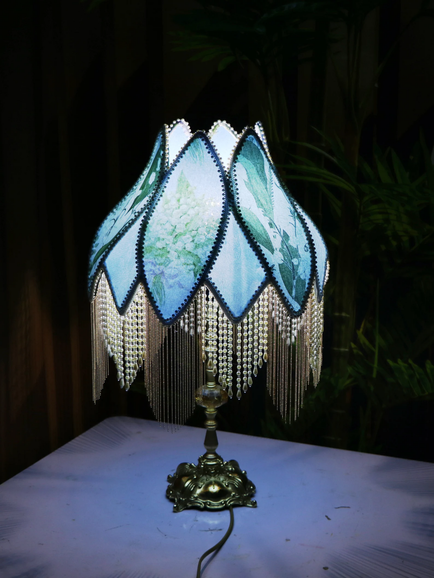 Lily of the Valley bedside lamp