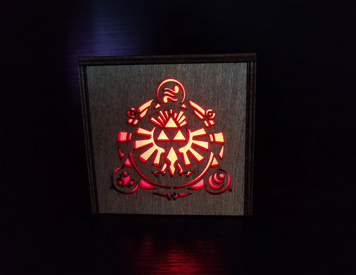 Zelda led night light timer alarm clock light