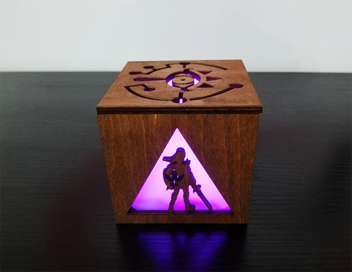 Zelda led night light timer alarm clock light