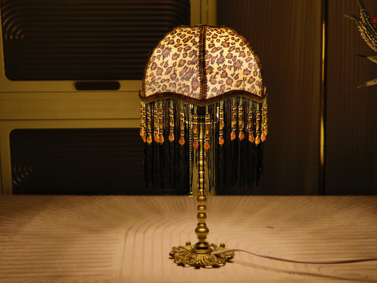 Leopard Print Table Lamp