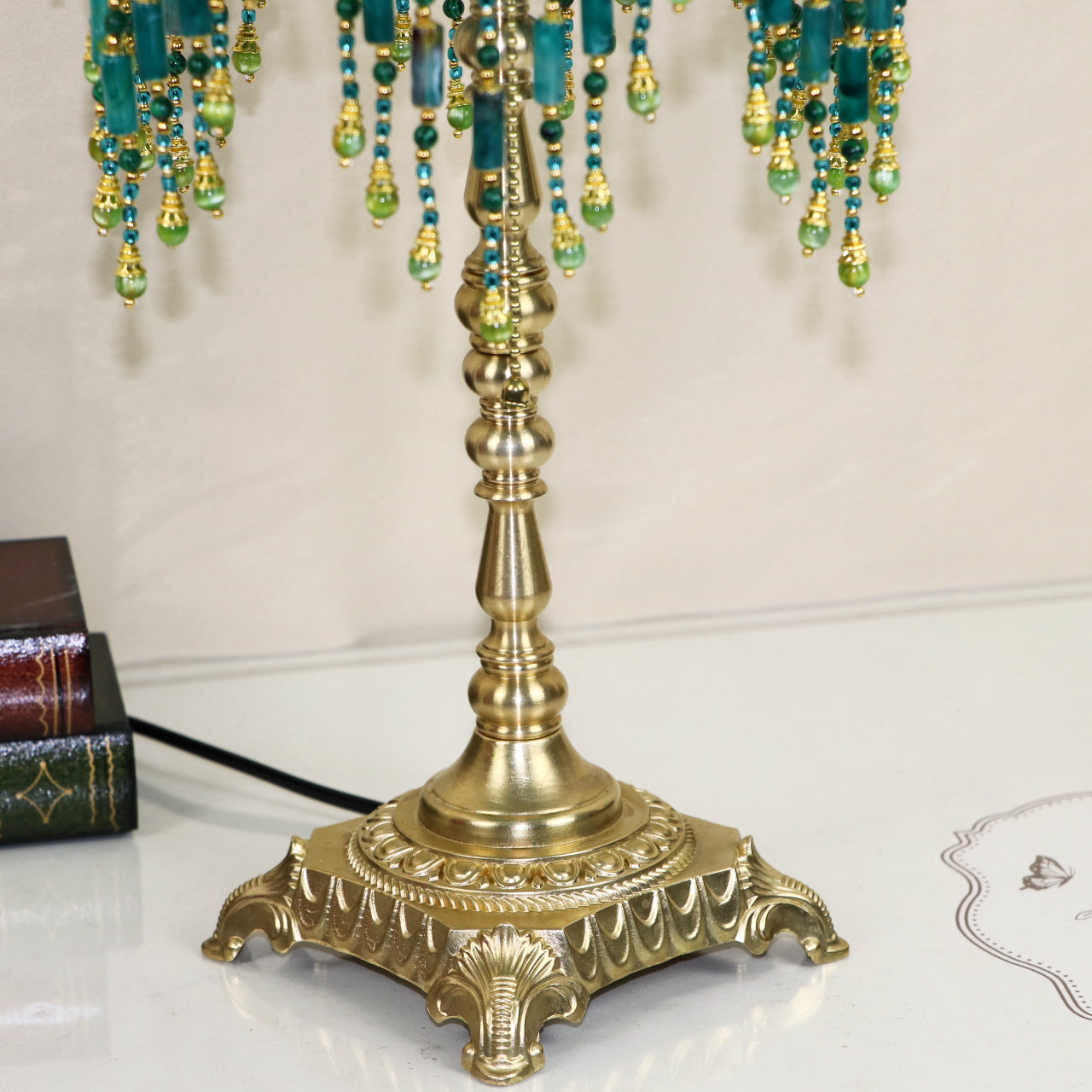 Peacock Table Lamp