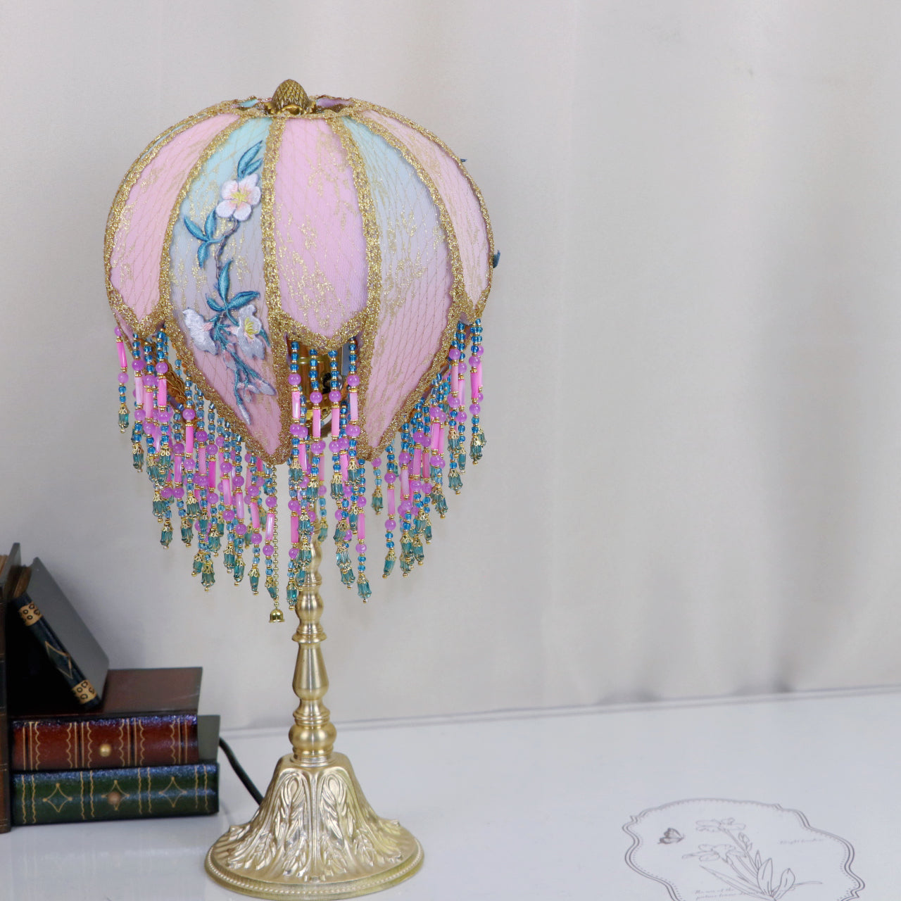 Vintage Flower Shaped Fairy Table Lamp