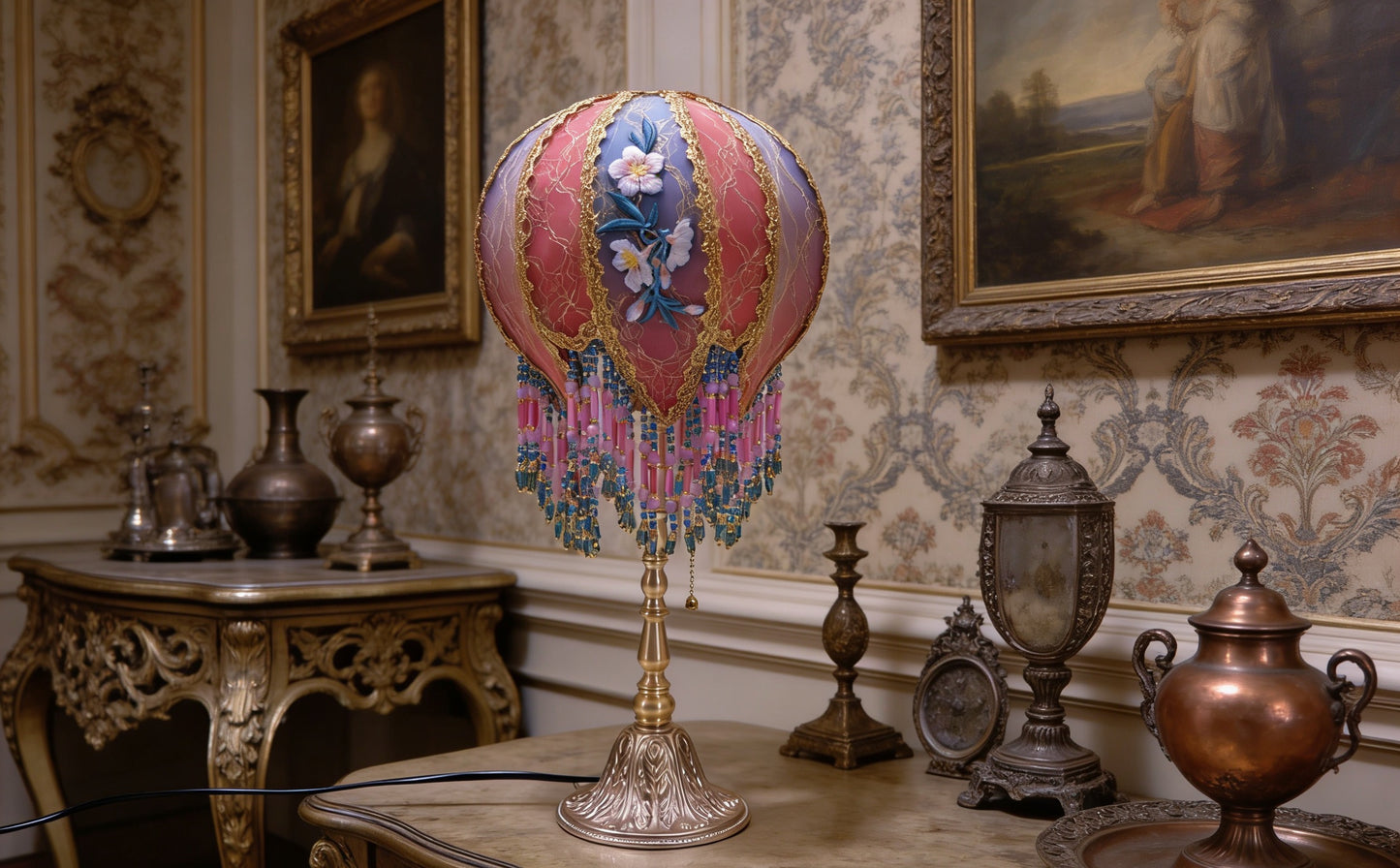 Vintage Flower Shaped Fairy Table Lamp