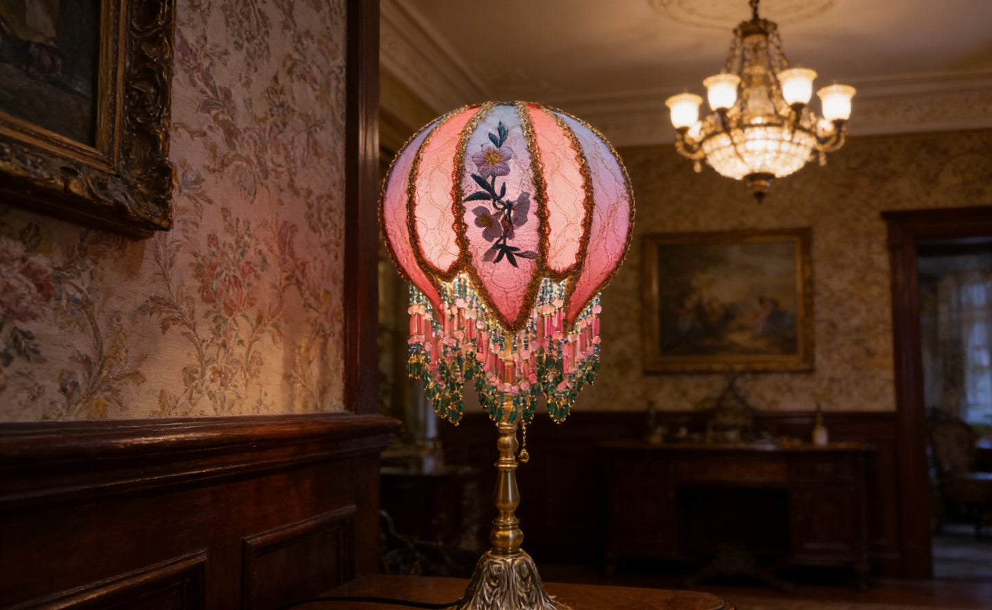 Vintage Flower Shaped Fairy Table Lamp