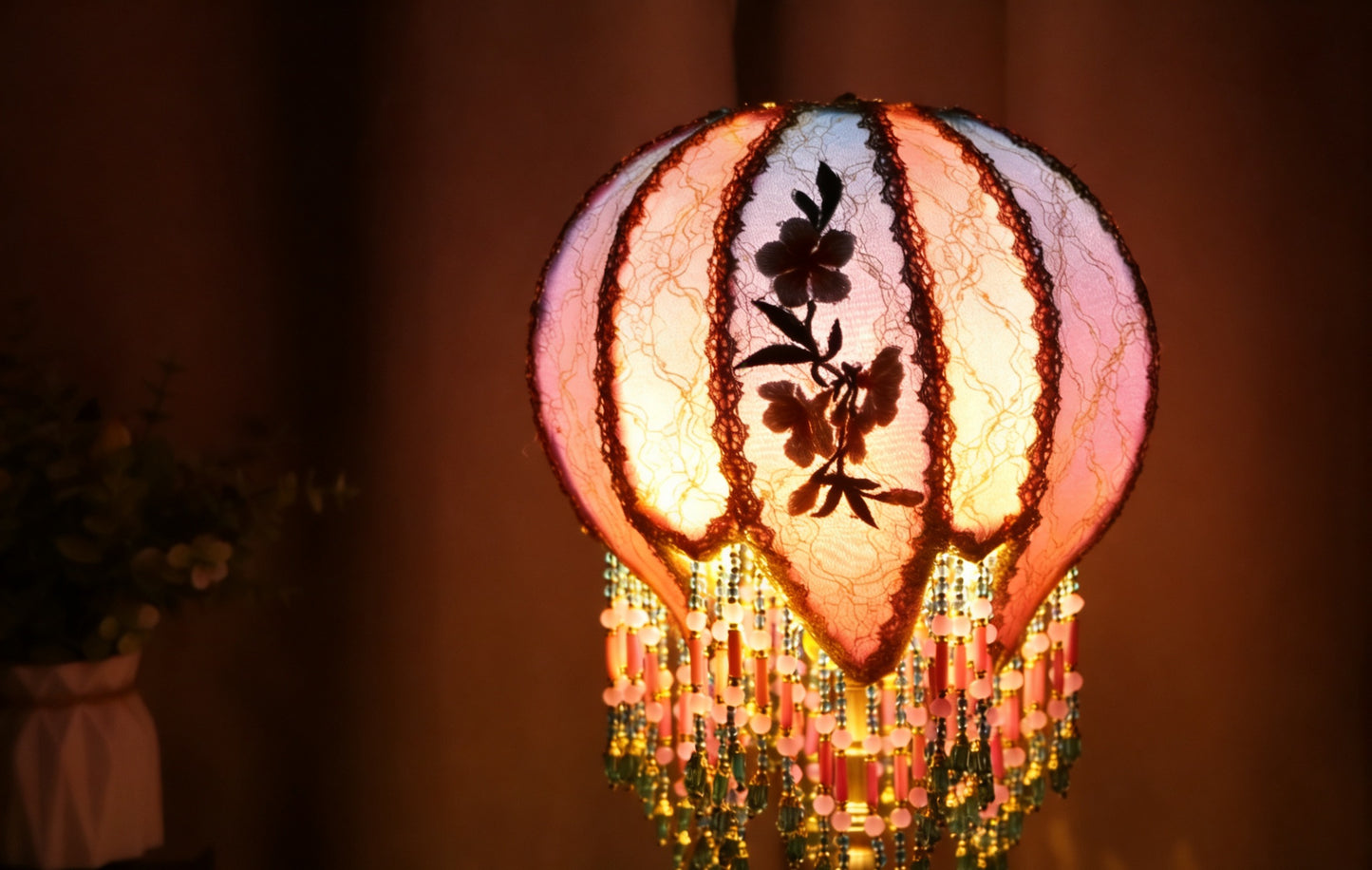 Vintage Flower Shaped Fairy Table Lamp