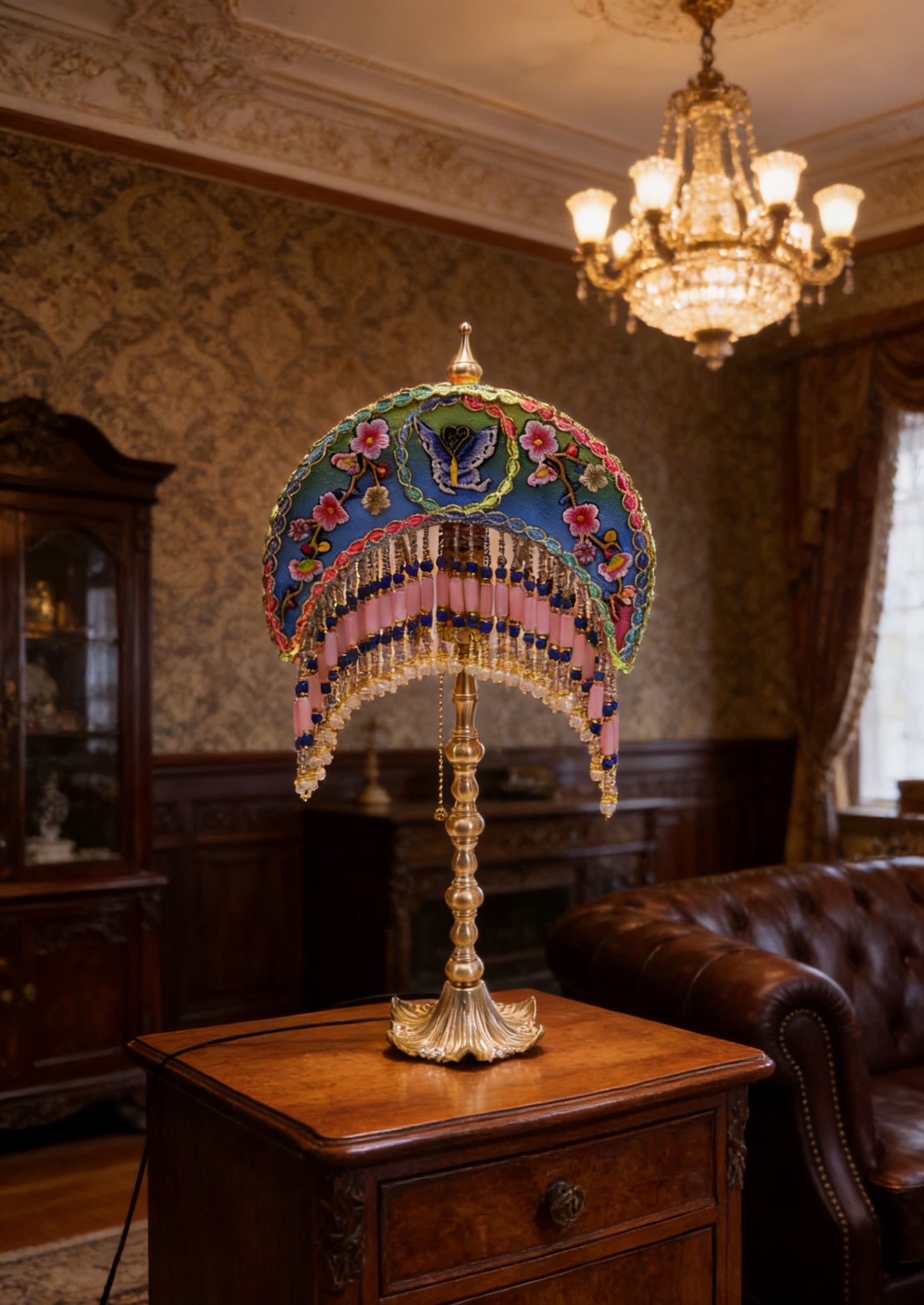 バタフライ ムーン テーブルランプ