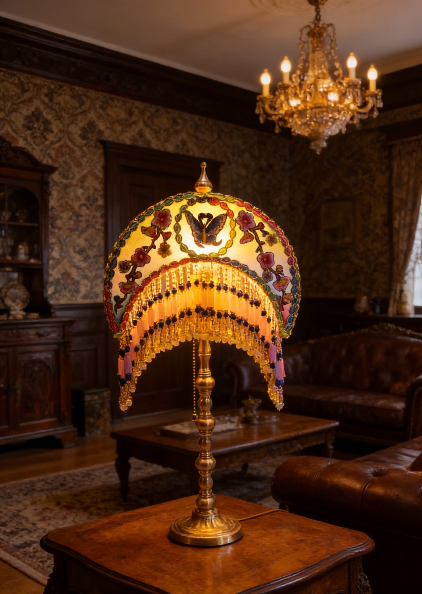 バタフライ ムーン テーブルランプ