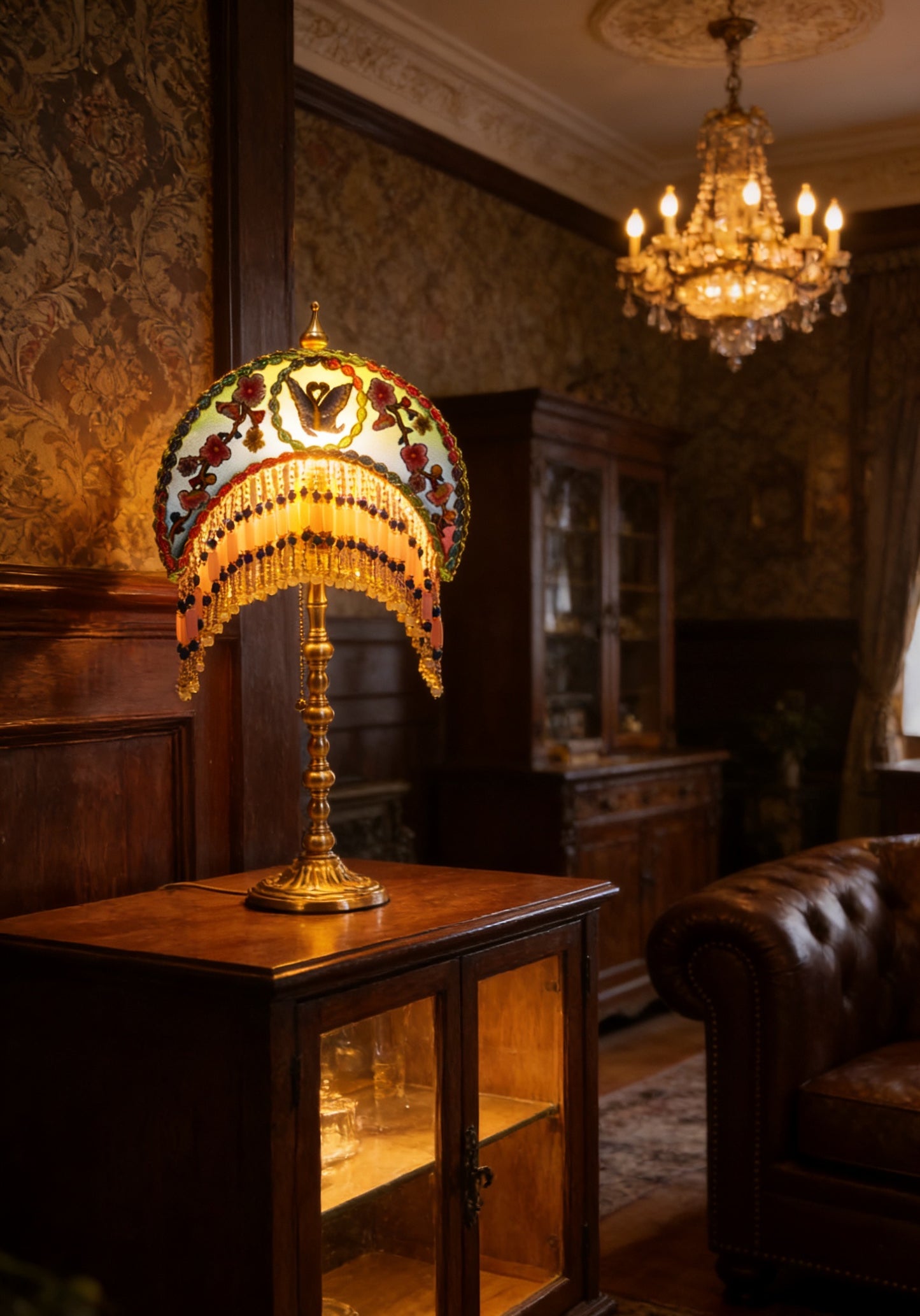 バタフライ ムーン テーブルランプ