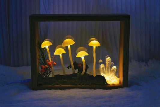 Mushroom Wall Light