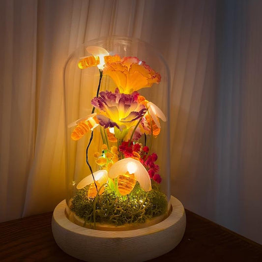 Flower Bee Night Light