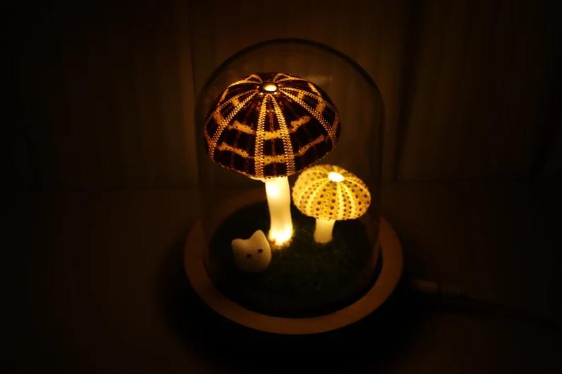 Striped Mushroom Lights