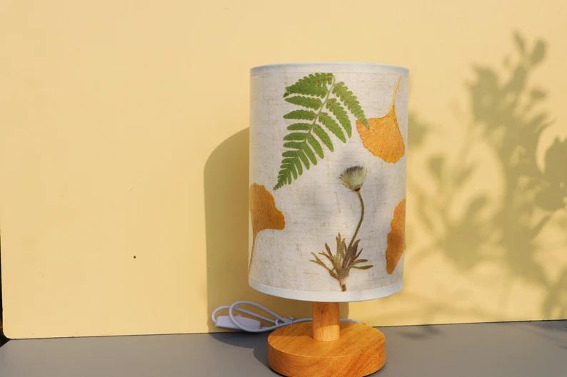 Retro Plant Embossed Night Light