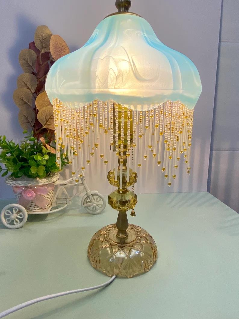 Great Court Retor Tassel Table Lamp