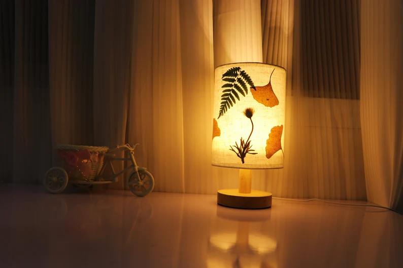 Retro Plant Embossed Night Light