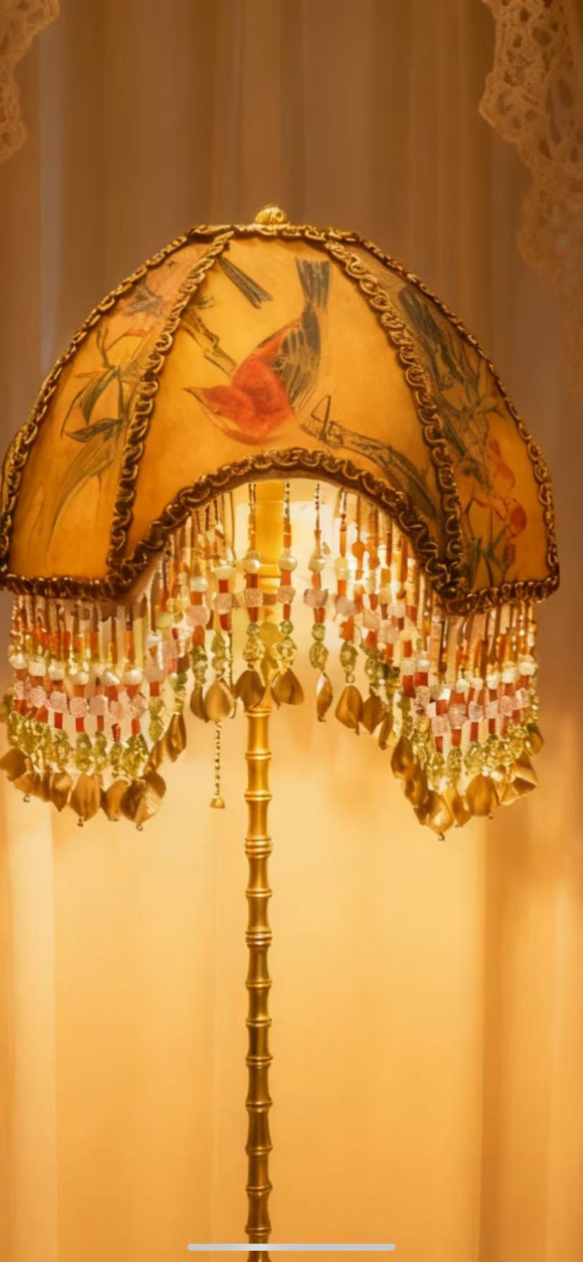 Brass Magpie Tall Table Lamp