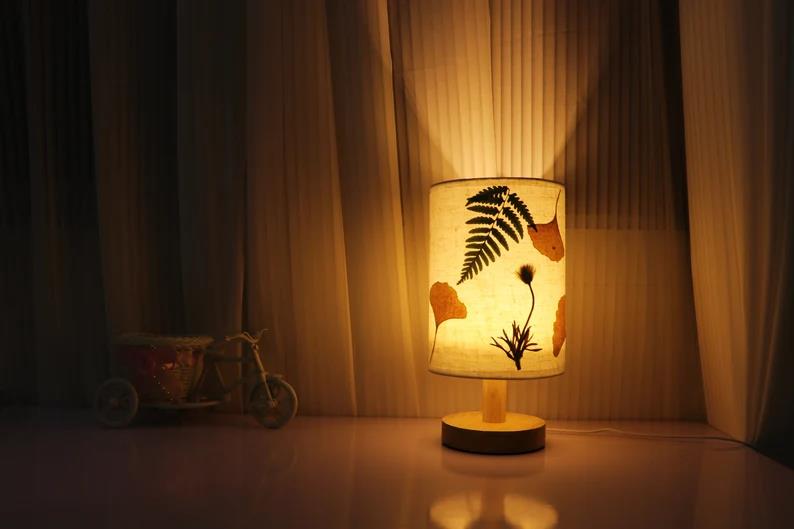 Retro Plant Embossed Night Light