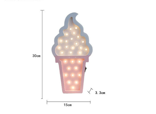 Ice Cream Staring Night Light